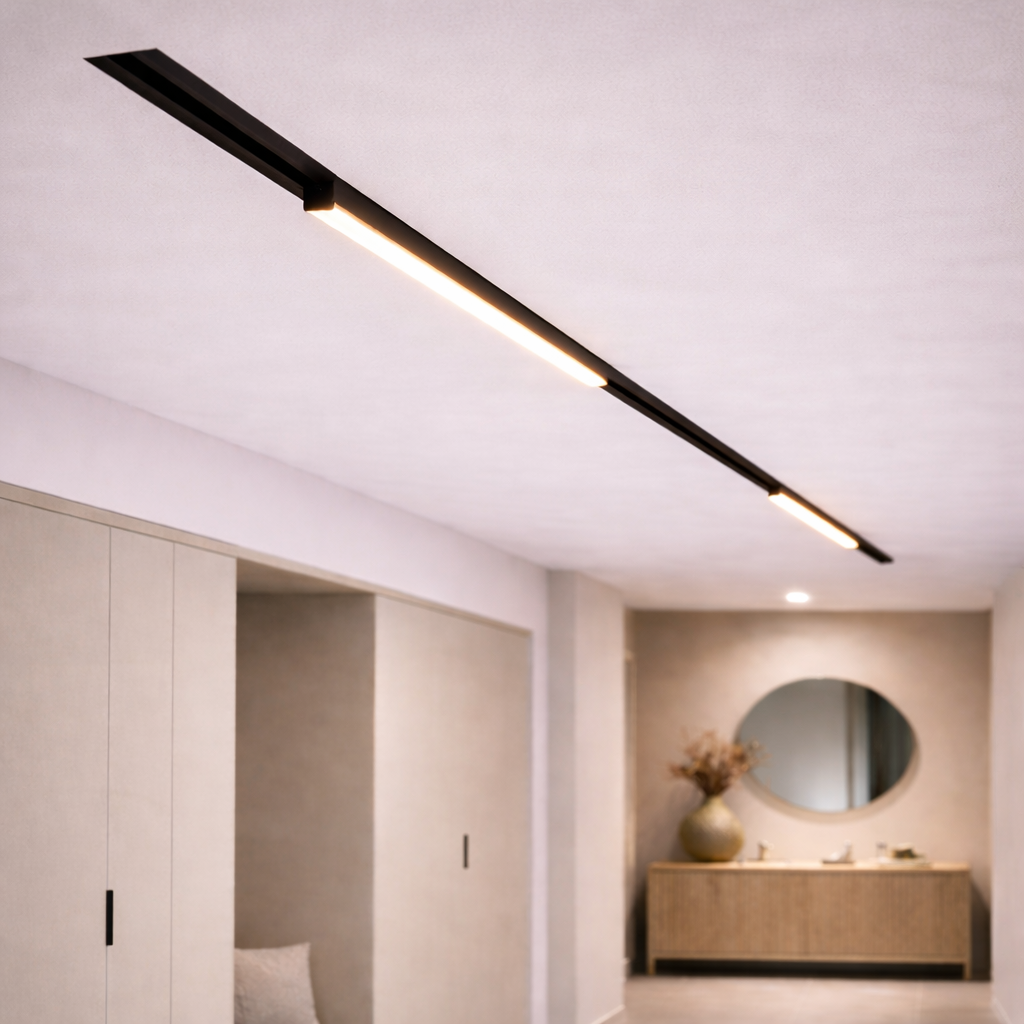 Spot Magnetic Liniar LED Urban Track 22cm 12W CCT Negru