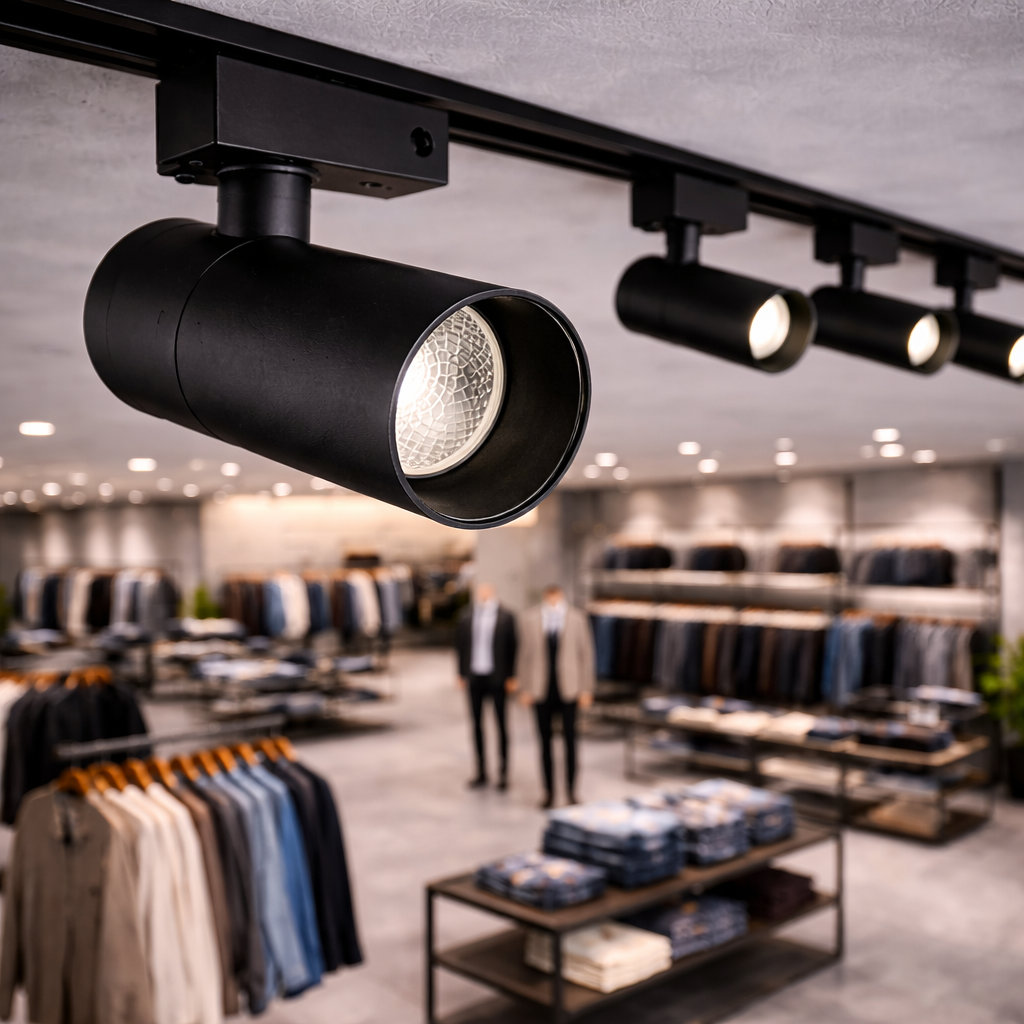 Spot LED Magazin Sina 20W Negru