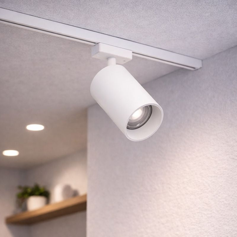 Spot LED Pentru Sina TPLUS Slim 6.6W CCT Alb