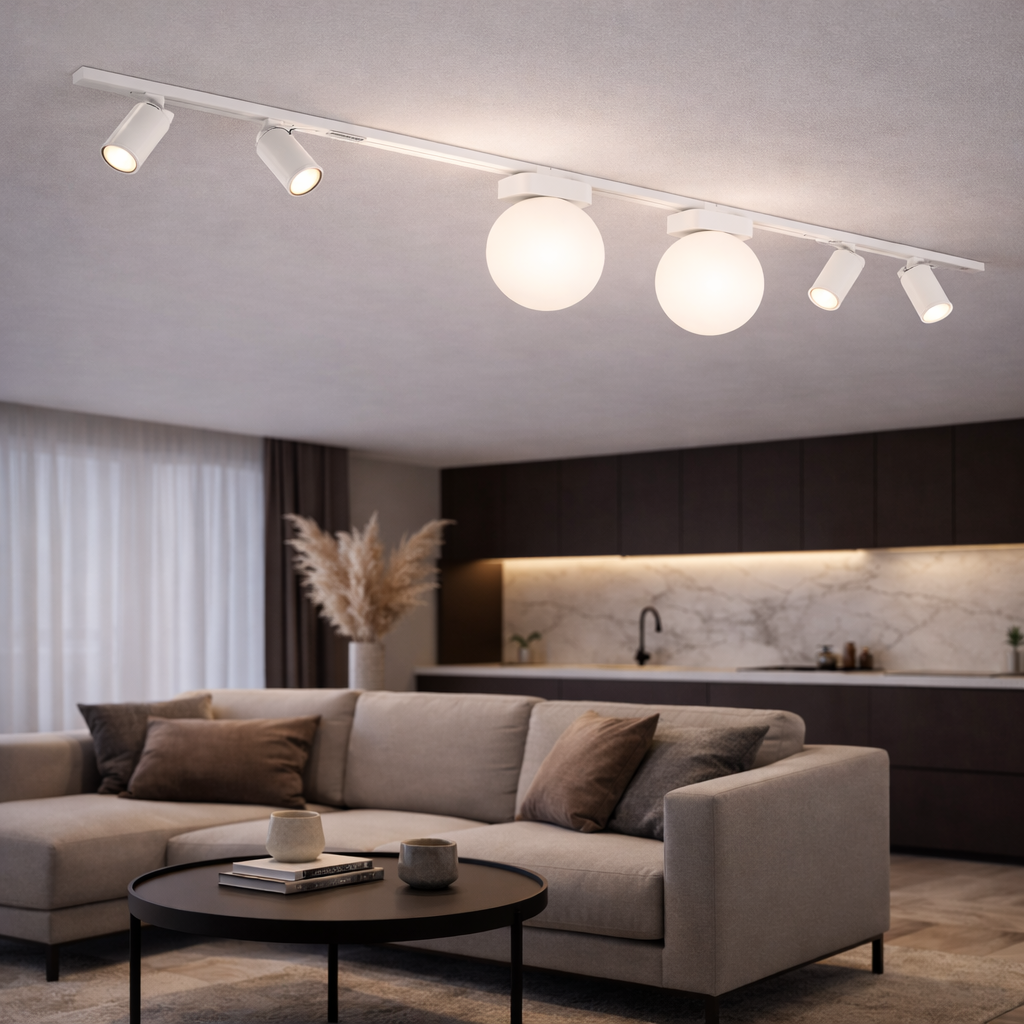 Spot LED Nordic Urban Track 5W Magnetic Alb