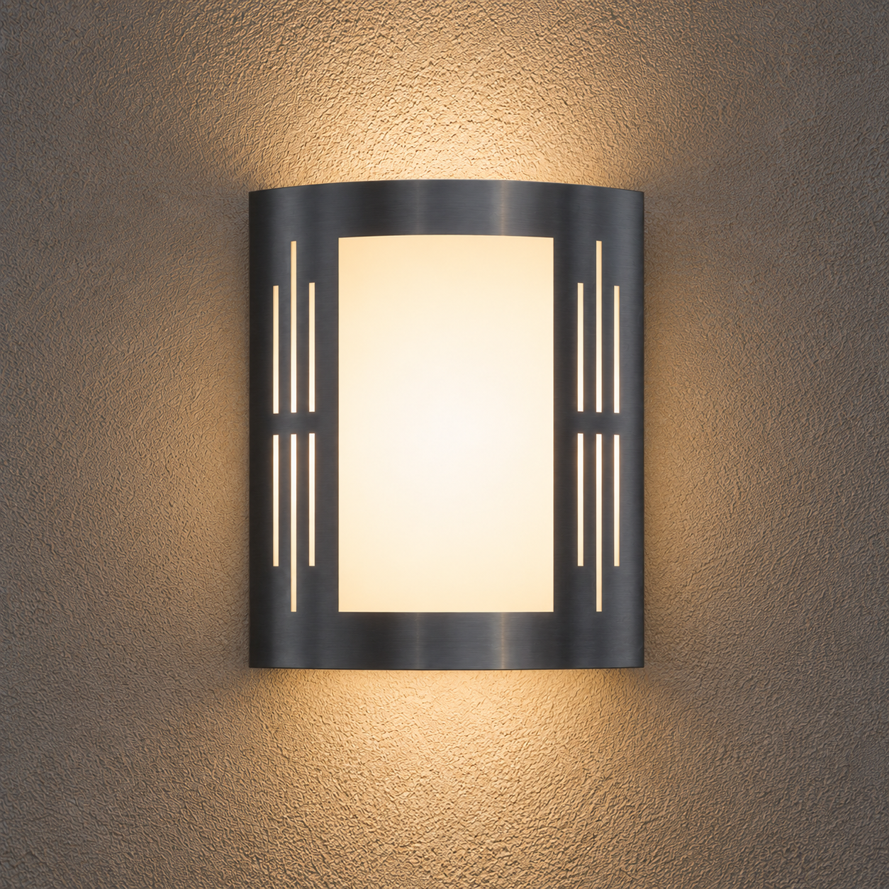 Aplica Exterior CITY Silver & White Eglo
