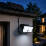 Aplica LED Solara Sunwave II Exterior Neagra cu Senzor