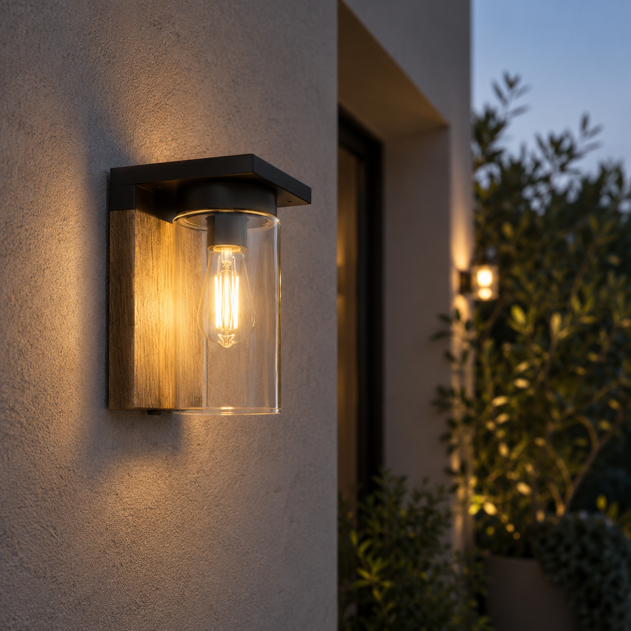 Aplica Exterior 1x27 ARDILA Finisaj Lemn