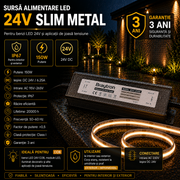 Sursa de Alimentare LED Impermeabila IP67 150W 24V