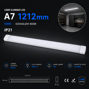 Corp Iluminat LED 100W A7 120cm IP21 Echivalent 800W