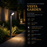Stalp Ornamental LED de Gradina Vesta Garden IP54
