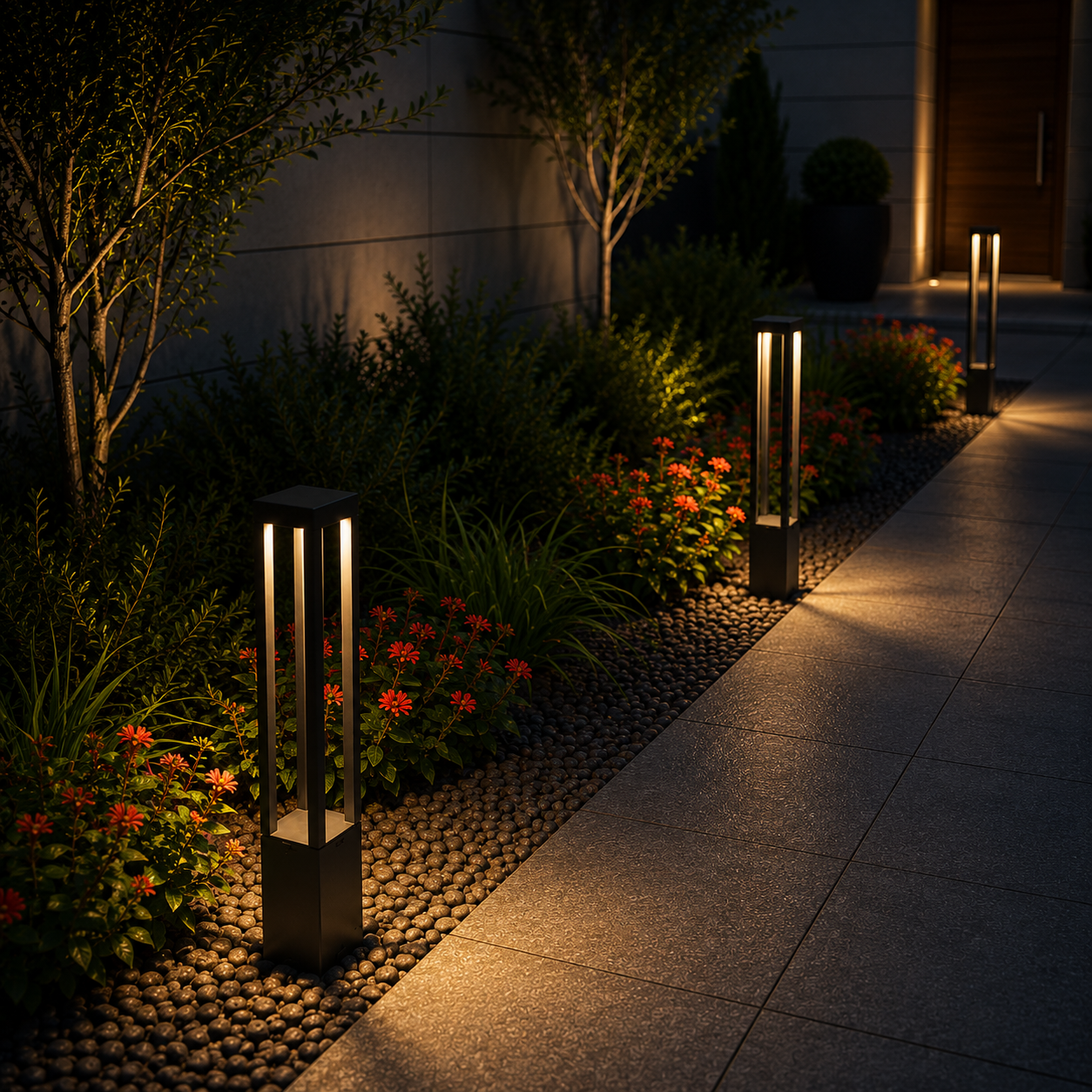 Stalp Ornamental De Gradina LED 12W 80CM Atlantic