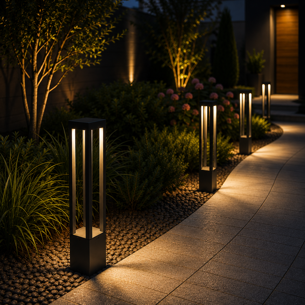 Stalp Ornamental De Gradina LED 12W 80CM Atlantic