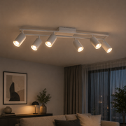 Lustra SCANDINAV White cu Spoturi Reglabile 6xGU10 Premium 75cm