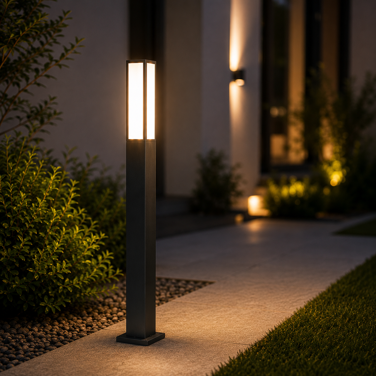 Stalp Ornamental De Gradina LED 15W 155CM FUERTE