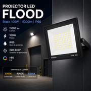 Proiector LED FLOOD Black 100W 11000lm IP65