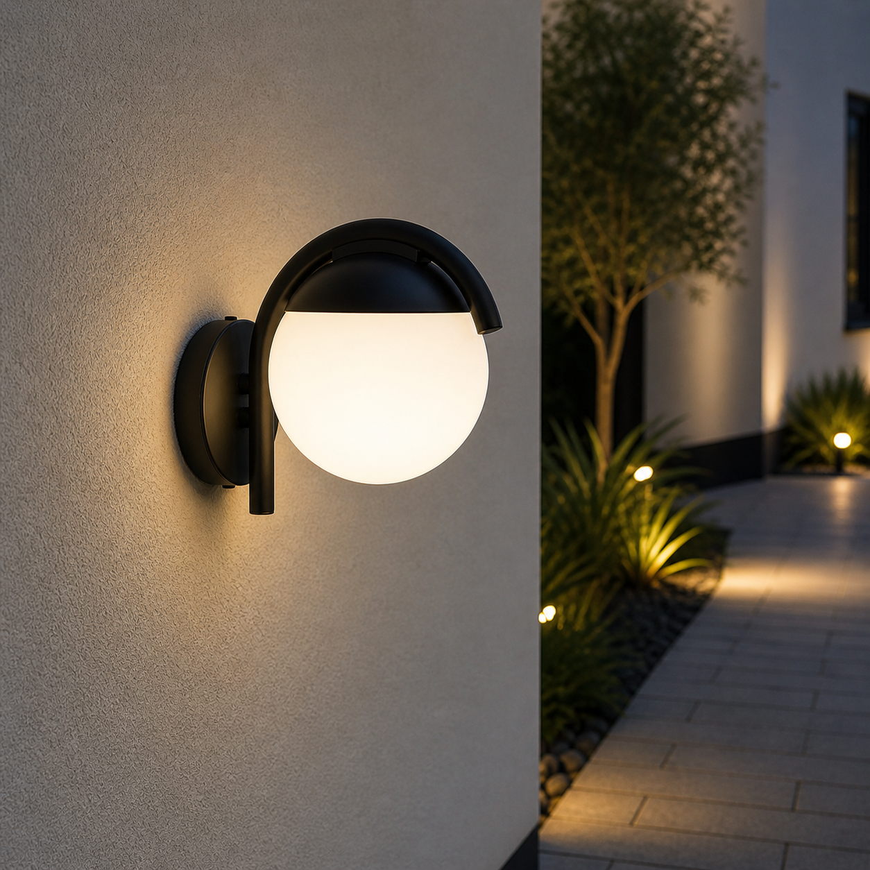 Aplica LED Exterior 28W PRATA VECCHIA 98731