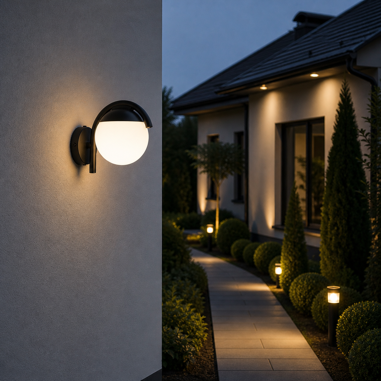 Aplica LED Exterior 28W PRATA VECCHIA 98731