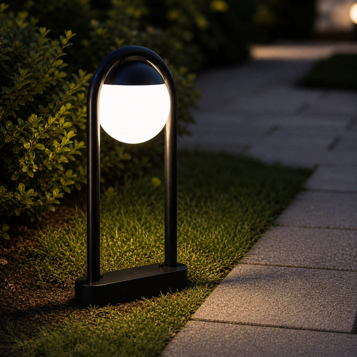 Stalp Ornamental de Gradina LED 28W PRATA VECCHIA 45CM 98732