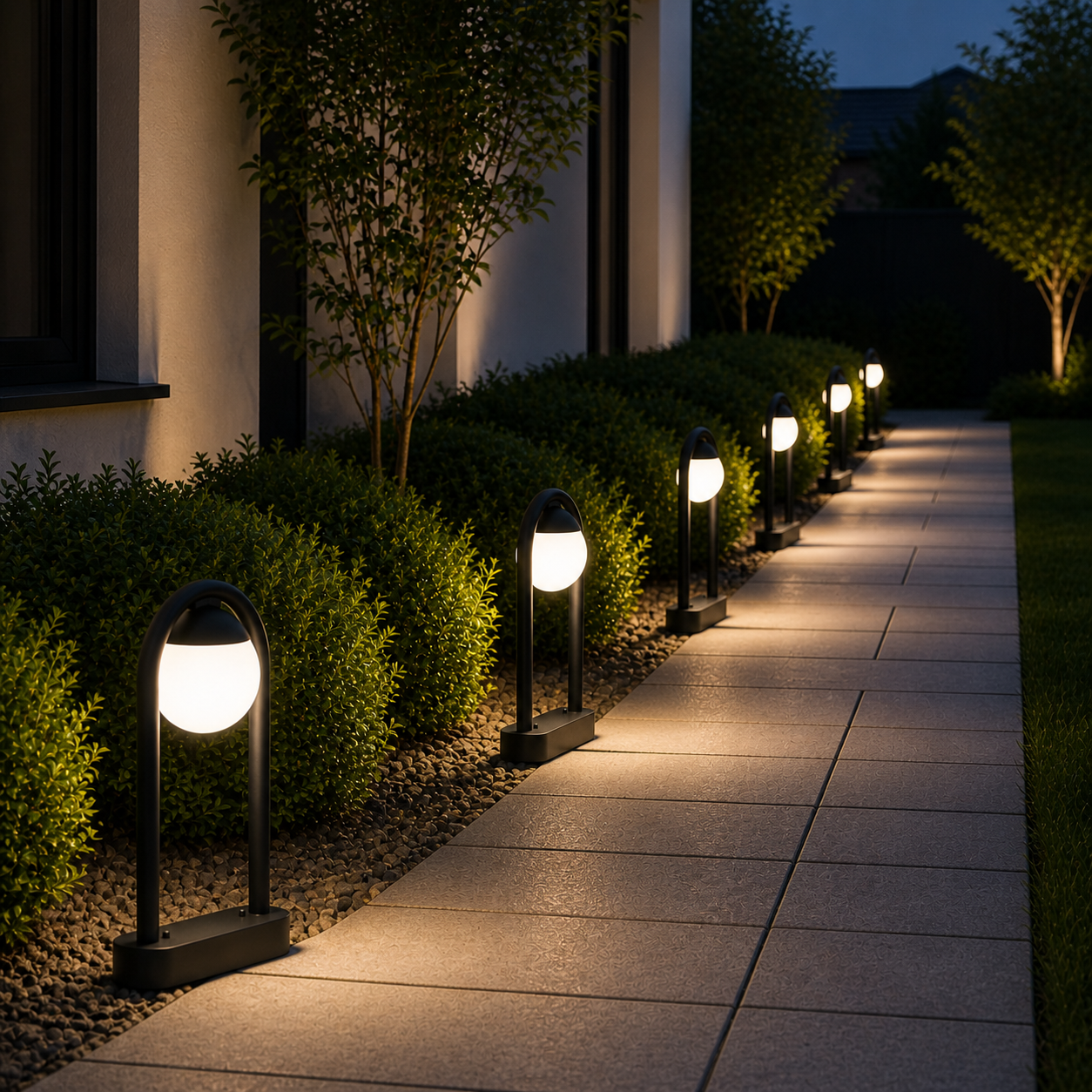 Stalp Ornamental de Gradina LED 28W PRATA VECCHIA 45CM 98732