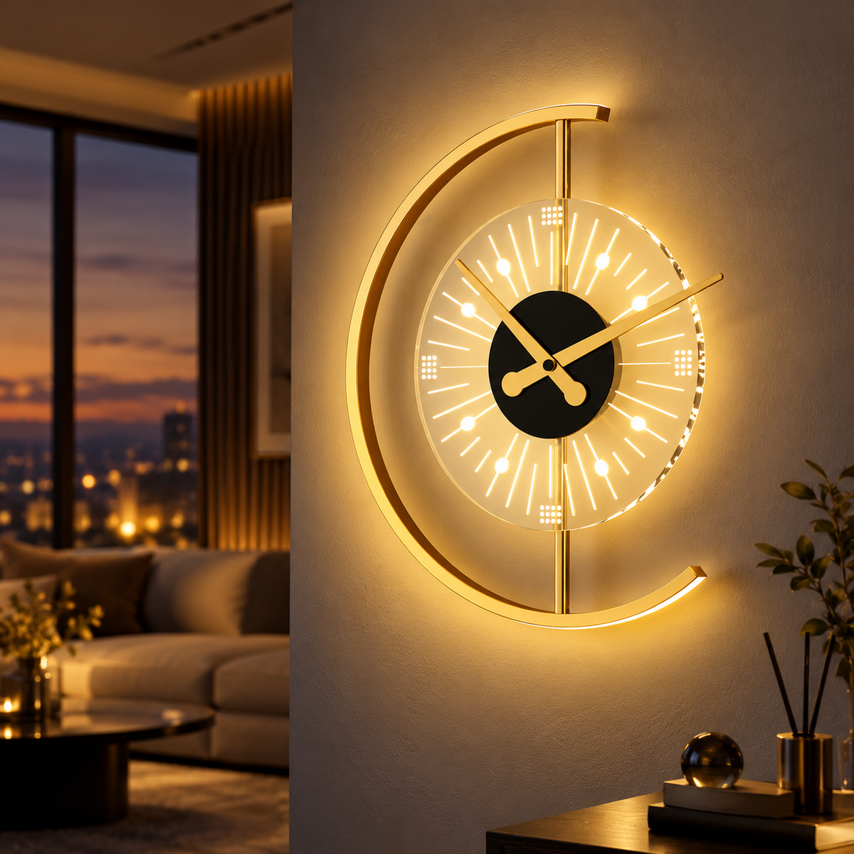 Aplica LED cu CEAS 18W Nordic Style Clockwork CCT