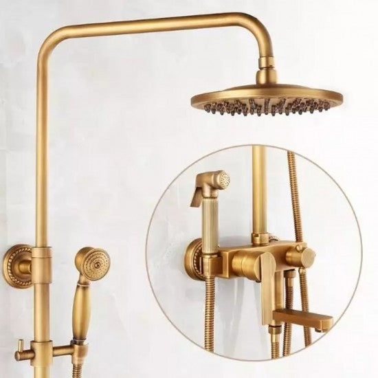 Coloana de Dus Bronz Antichizat 1725 4 Functii din Alama Sanitara