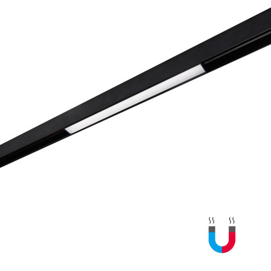 Spot LED 10W 30cm Magnetic Negru Liniar Mat