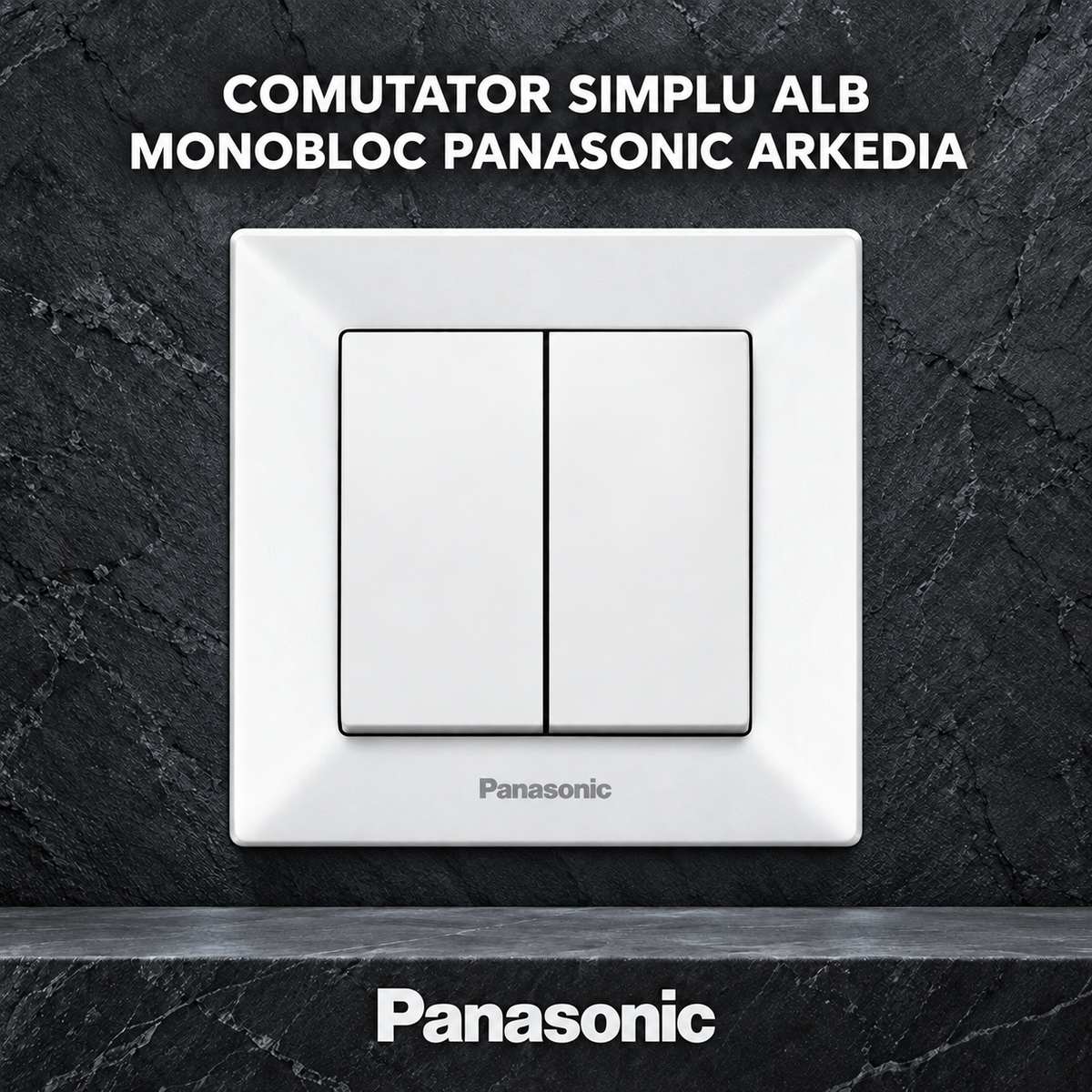 Comutator Simplu Alb Monobloc Panasonic Arkedia