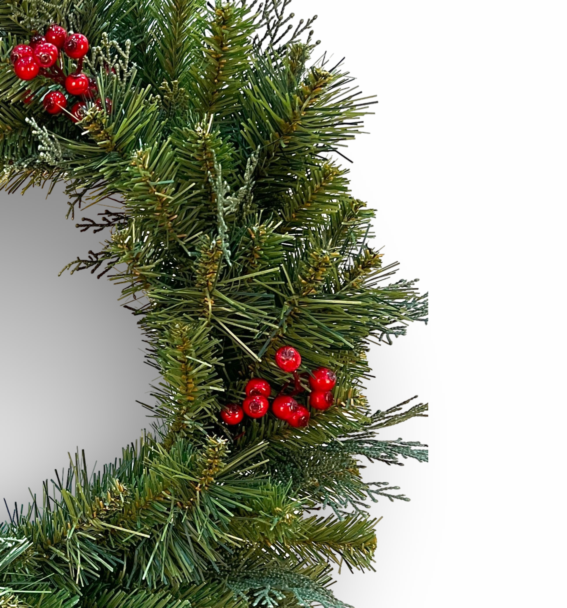 Coronita Artificiala De Craciun pentru Usa Snowfall