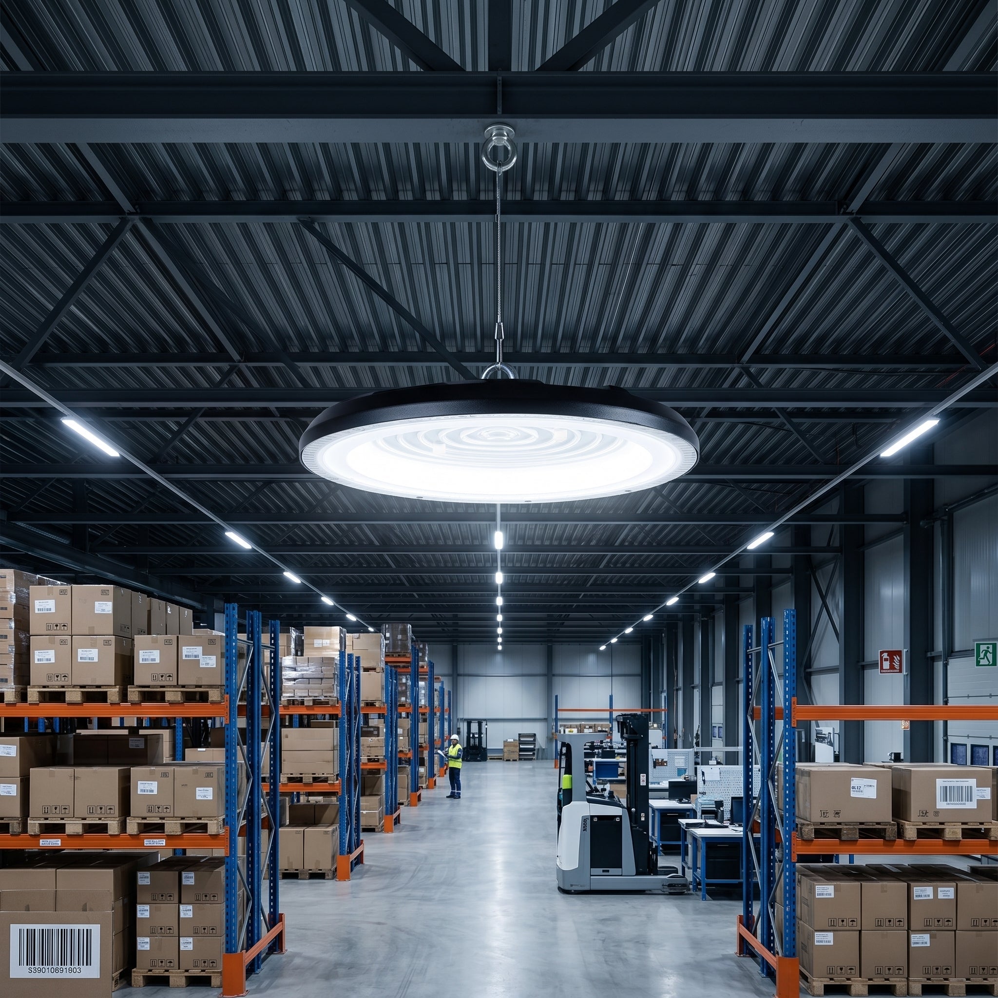 Lampa LED Industriala High Bay 150W 6500K IP65 Ø277mm