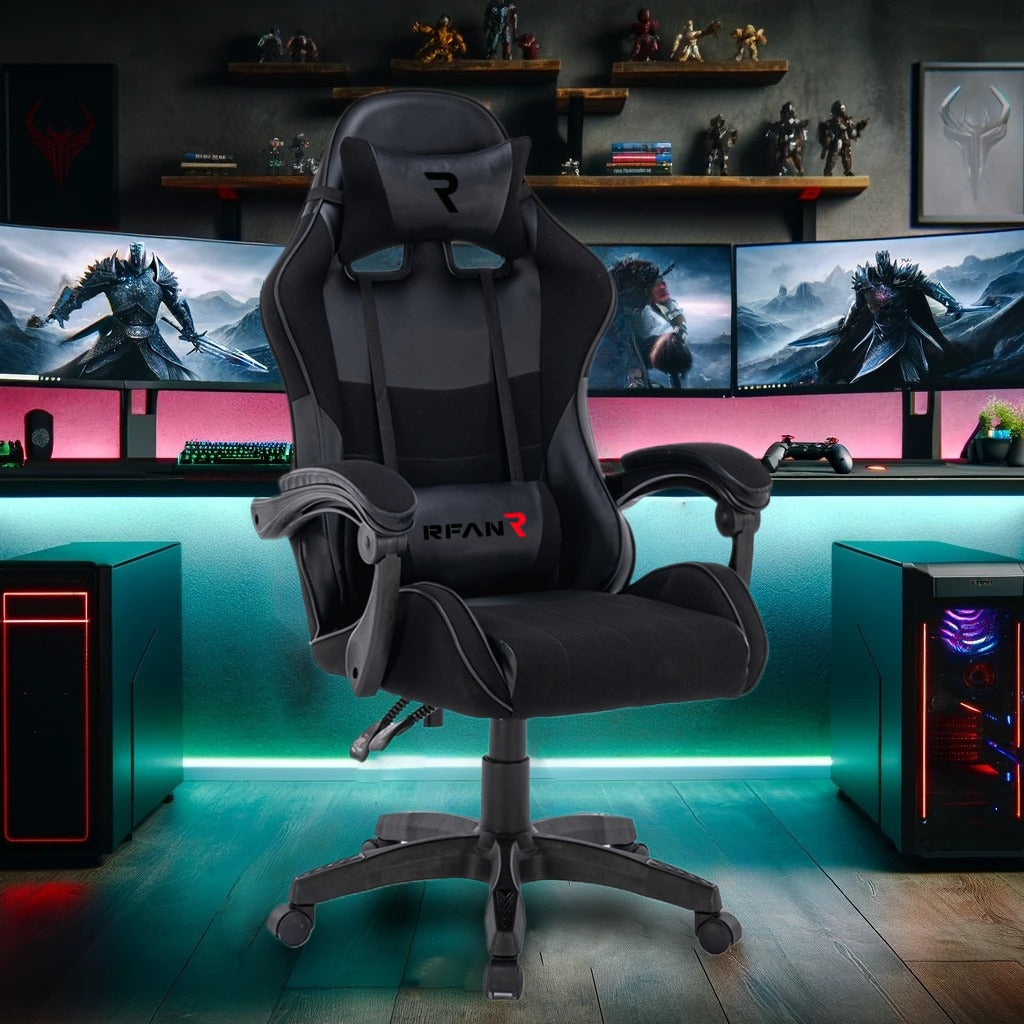 Scaun de Gaming Reglabil Professional Tron Thrones BOC-730 Black