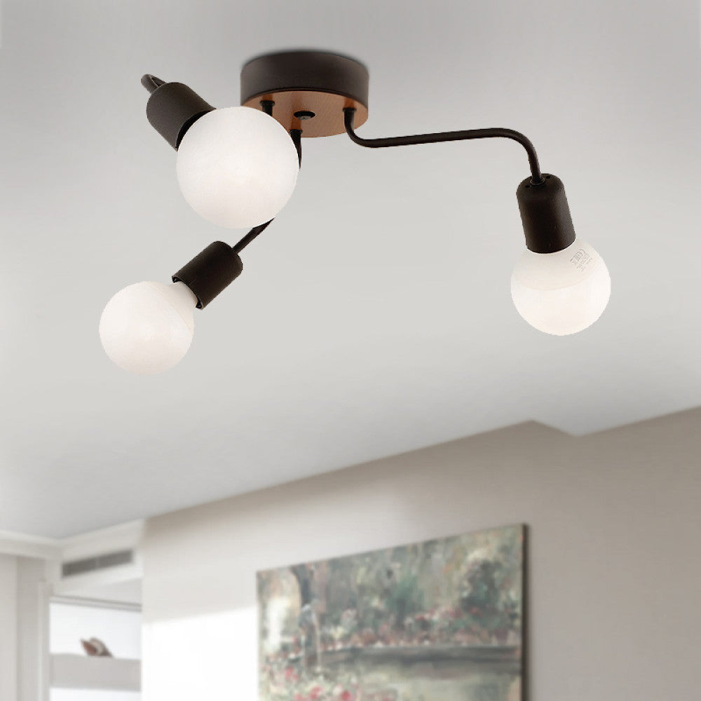 Lustra Abajur AHTAPOT 3XE27 Black