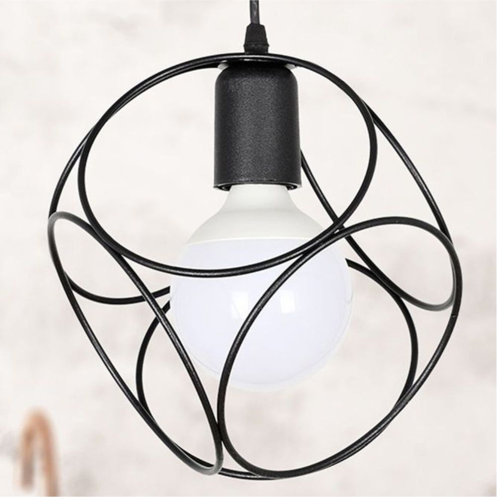 Pendul SELANIK 1xE27 Black