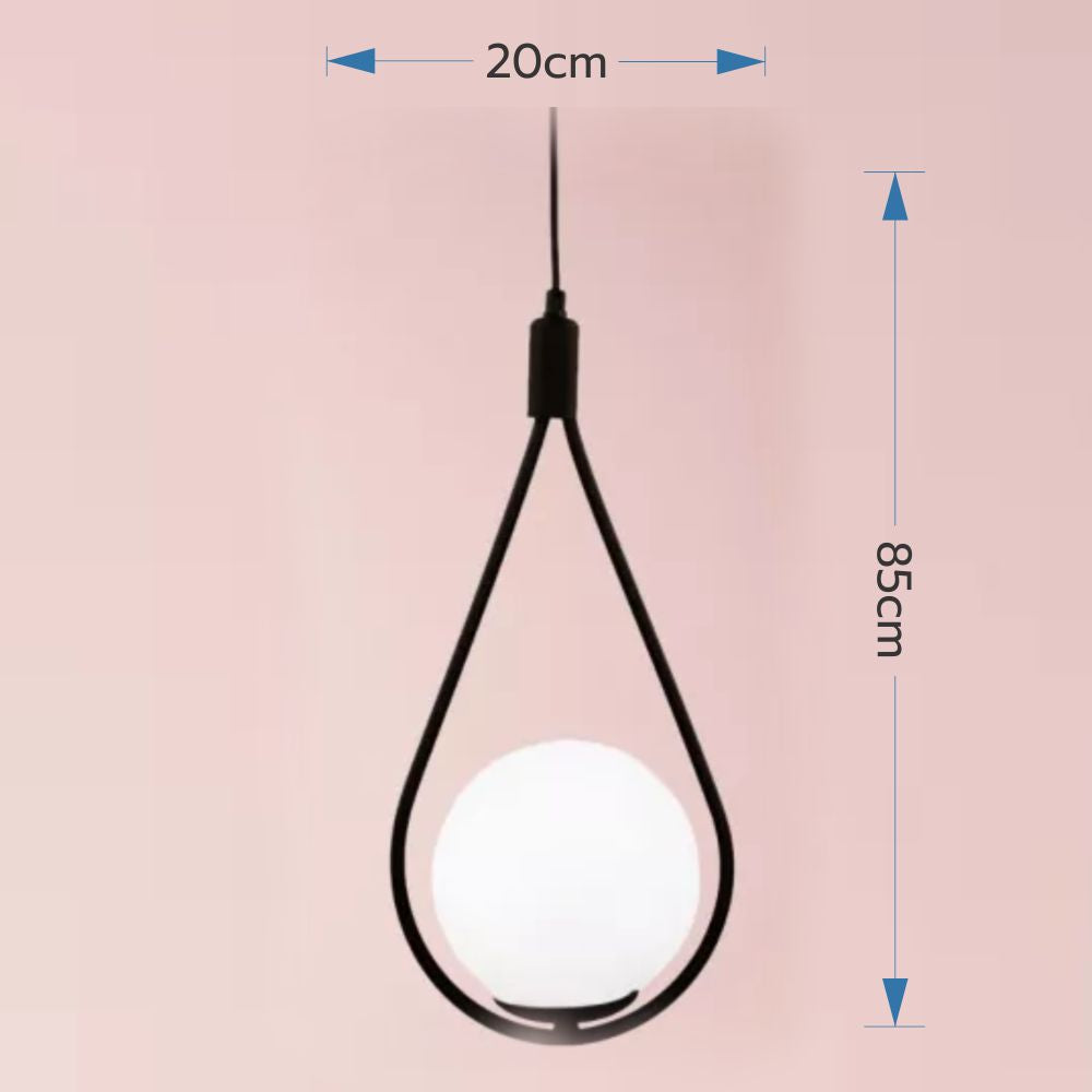 Pendul BLACK TEARS 1XE27 Black 60W