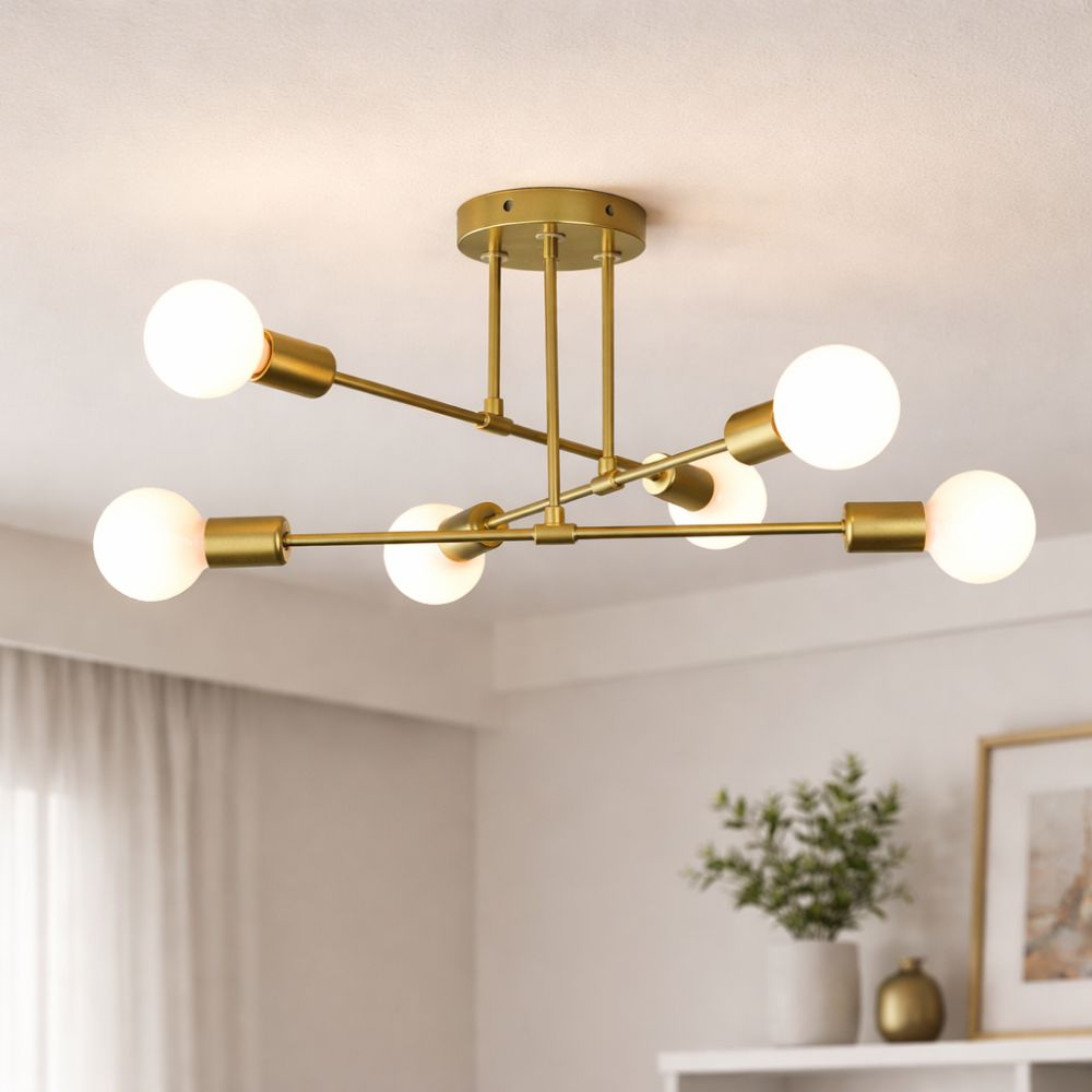 Lustra ASTRA 6XE27 Gold