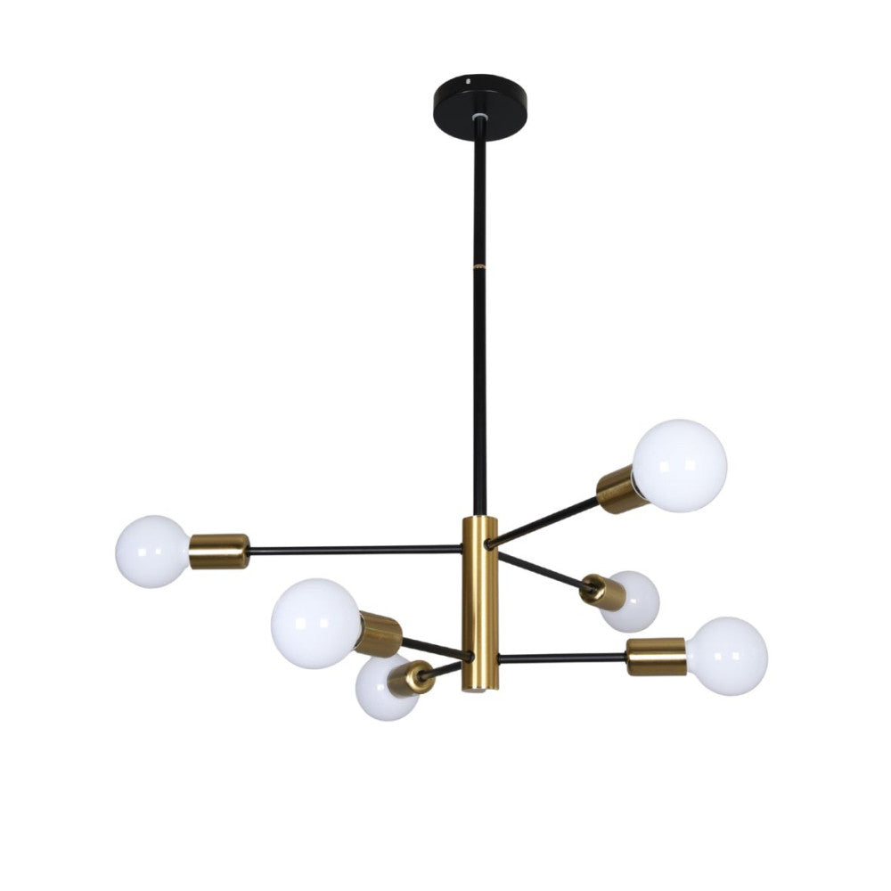 Lustra Abajur TAMIAS 6XE27 Black&Gold