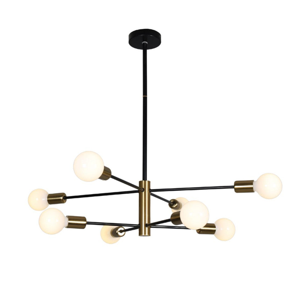 Lustra Abajur TAMIAS 8XE27 Black&Gold