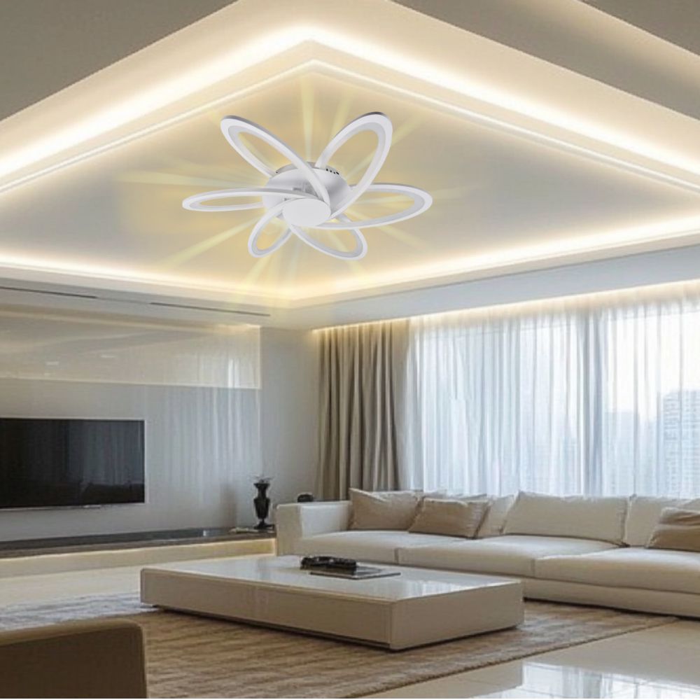 Lustra LED DAHLIA Echivalent 700W Telecomanda
