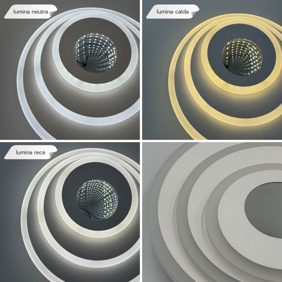 Lustra LED 40W GALAXY 3D Round Echivalent 200W
