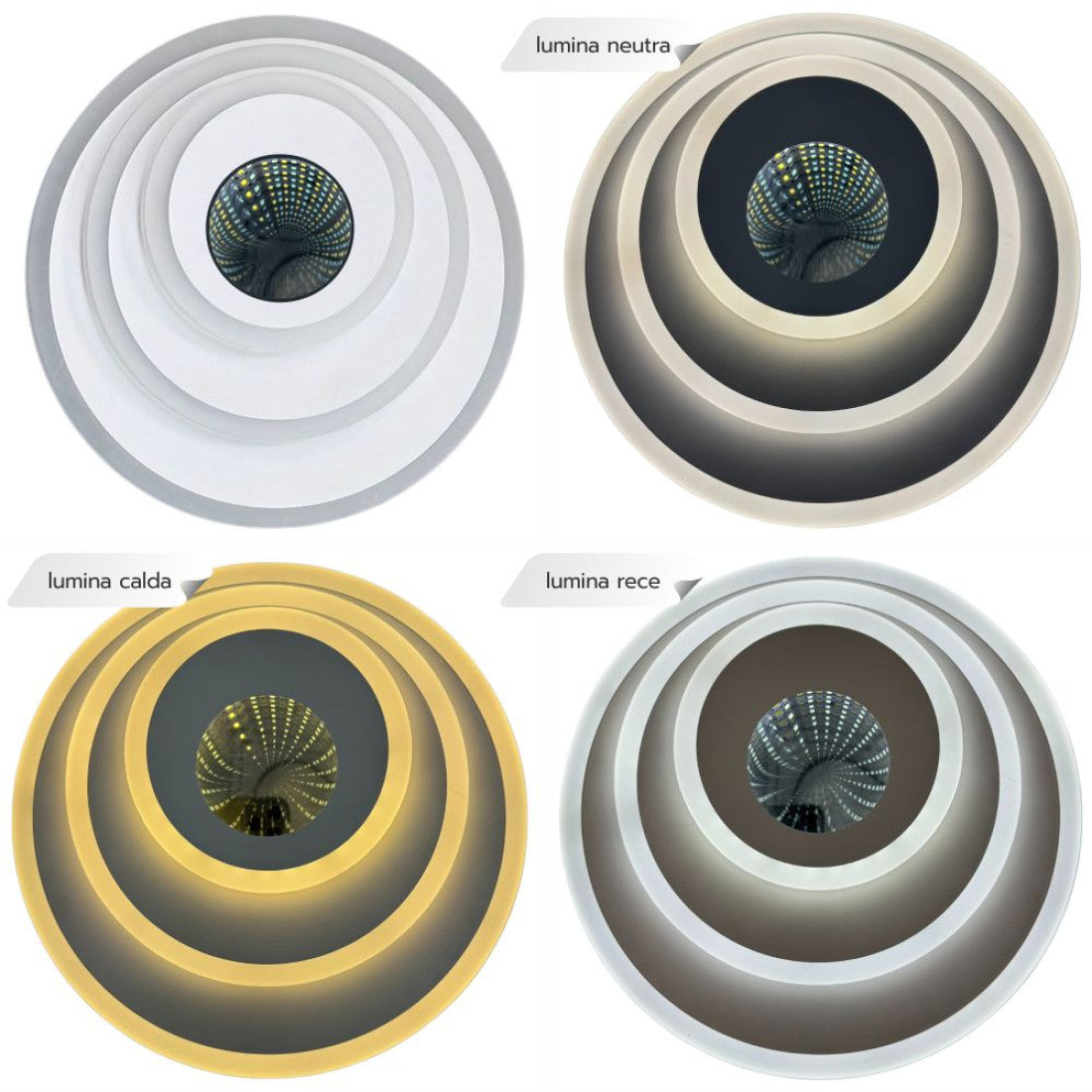 Lustra LED 40W GALAXY 3D Round Echivalent 200W