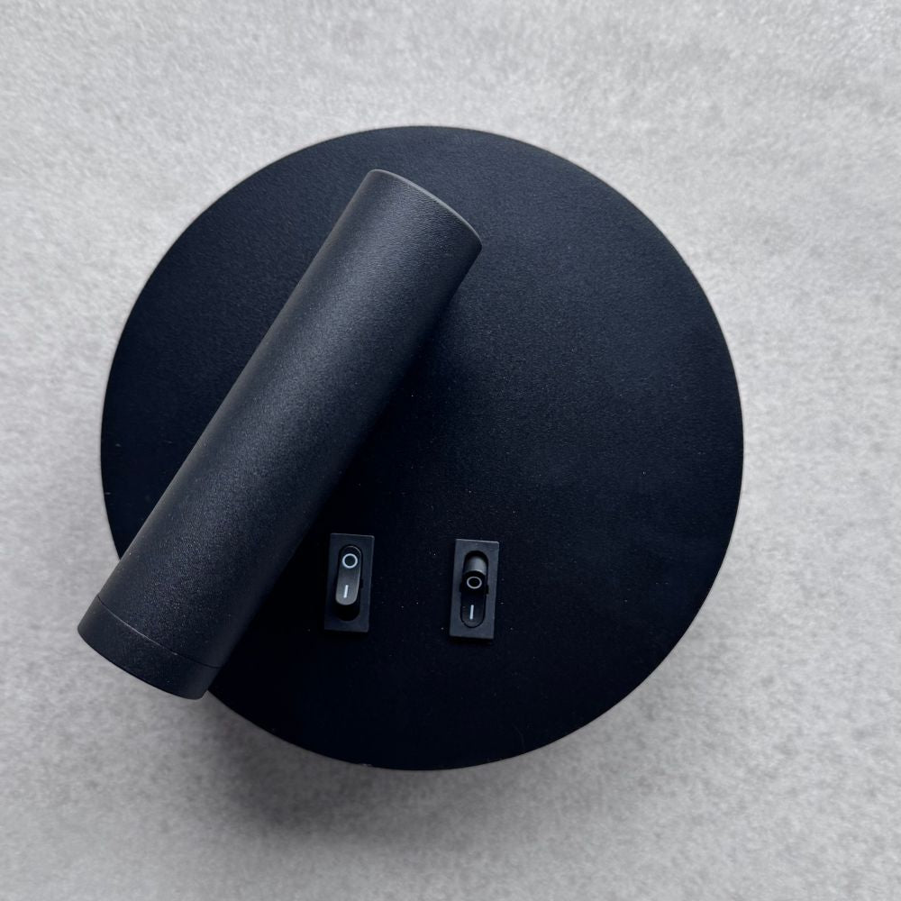 Aplica cu 1 Spot Reglabil MALMO Black 14CM