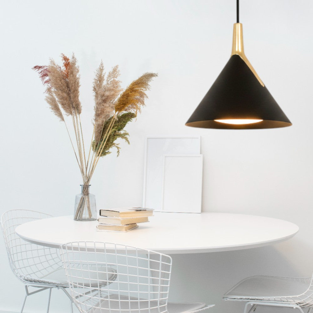Pendul LED GEMINI 56W Black&Gold