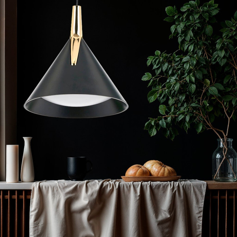 Pendul LED GEMINI 56W Black&Gold