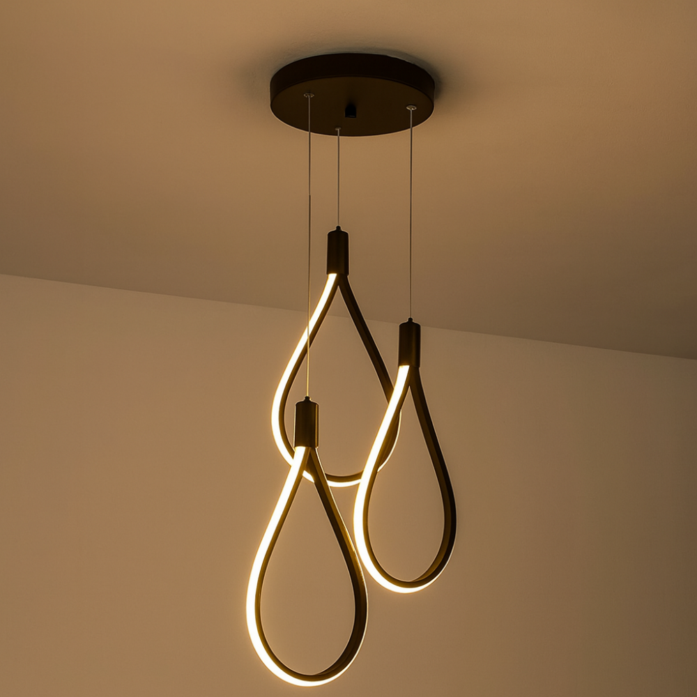 Lustra LED Suspendata TREND Echivalent 400W Black