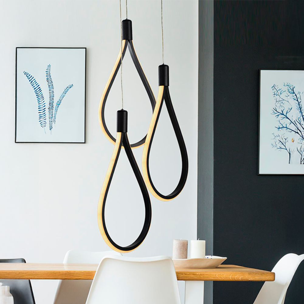 Lustra LED Suspendata TREND Echivalent 400W Black