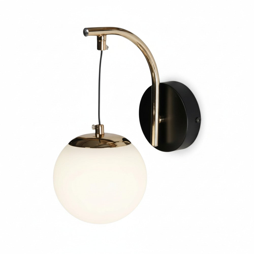 Aplica LED PICA Abajur Mat Black & Gold