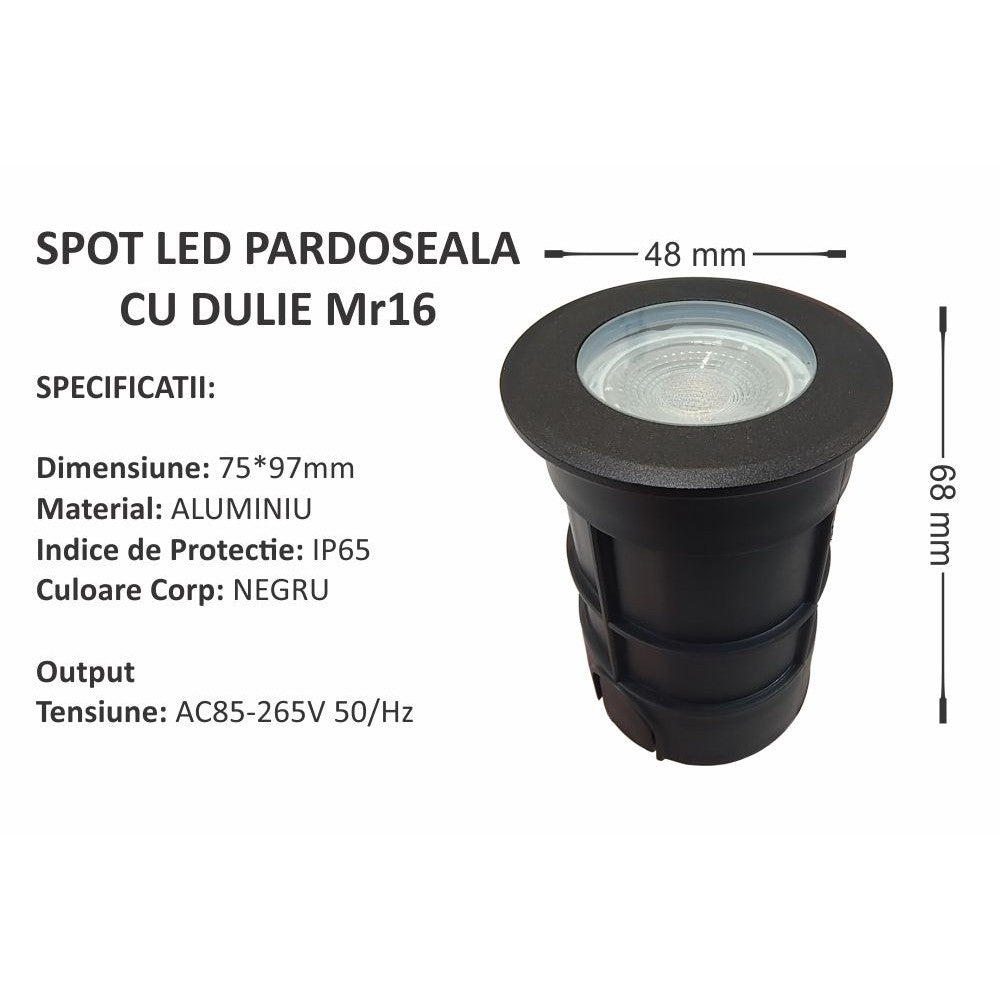 Spot LED Exterior Pardoseala VIENNA 3W IP65