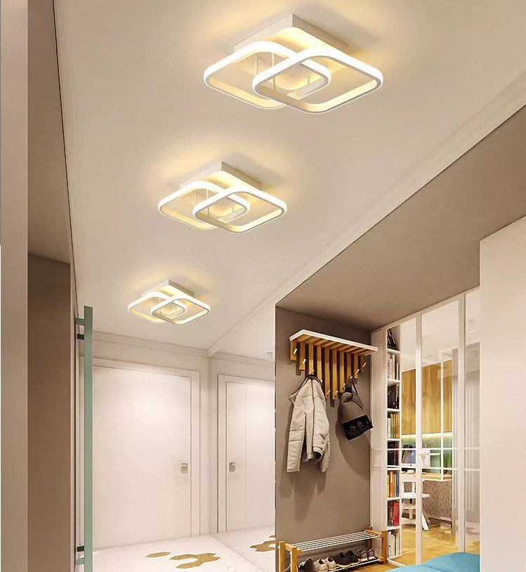 Lustra LED 32W TWO SQUARE Echivalent 200W