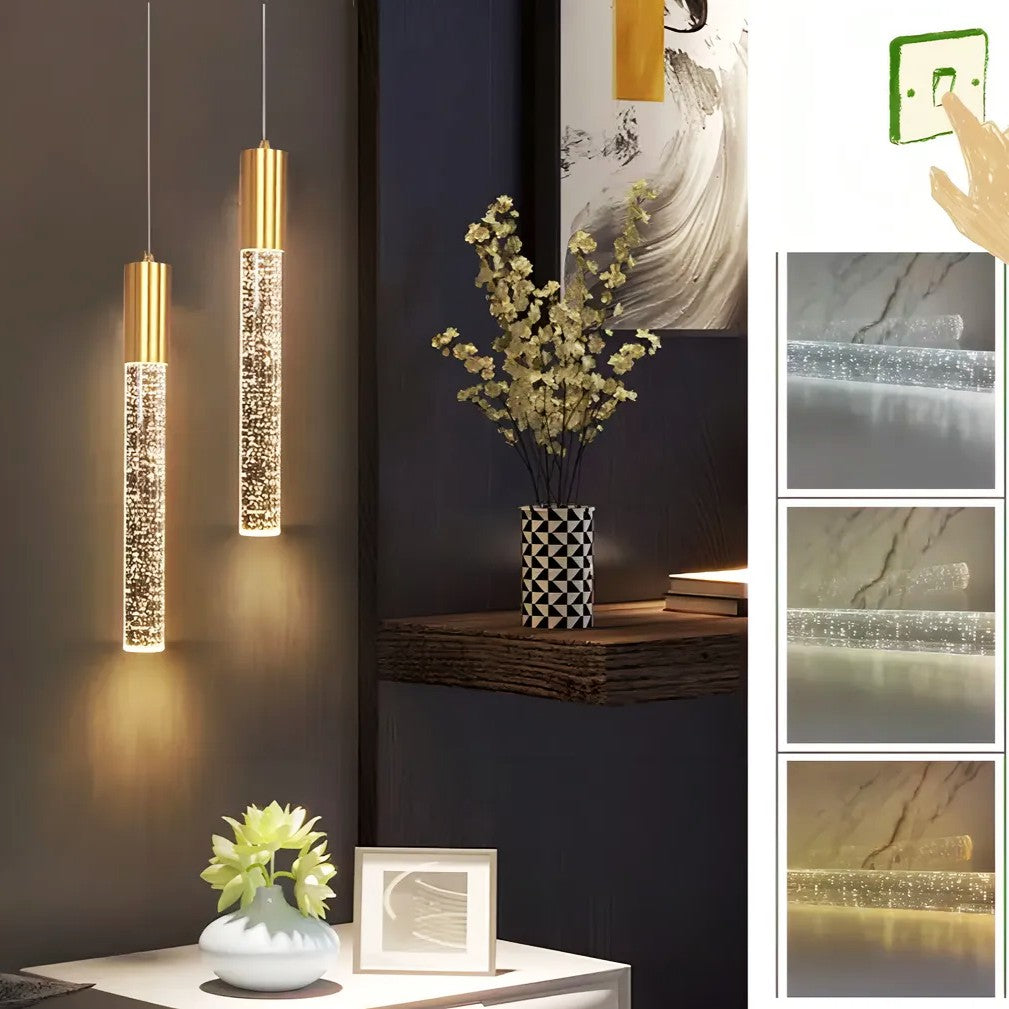 Pendul BUBBLE Glass Gold