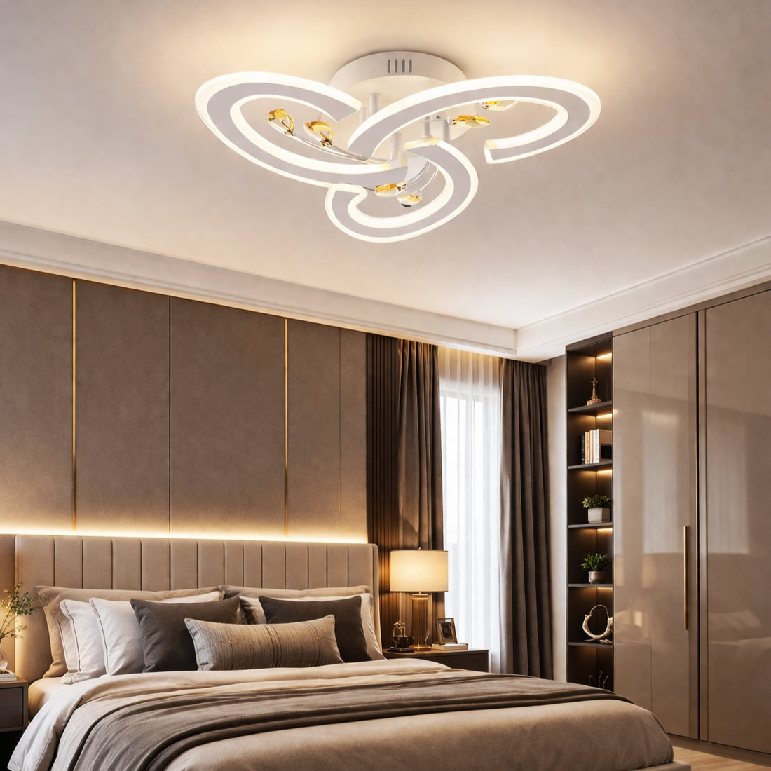 Lustra LED Mini ANNA Echivalent 500W Telecomanda