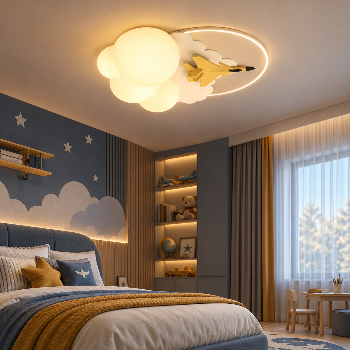Lustra LED 35W CLOUD JET CCT Echivalent 400W
