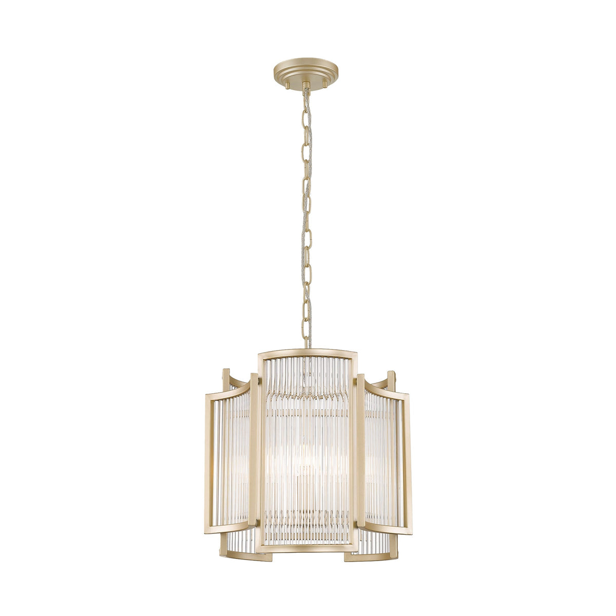 Candelabru Suspendat Premium SERGIO Gold 3 x E14