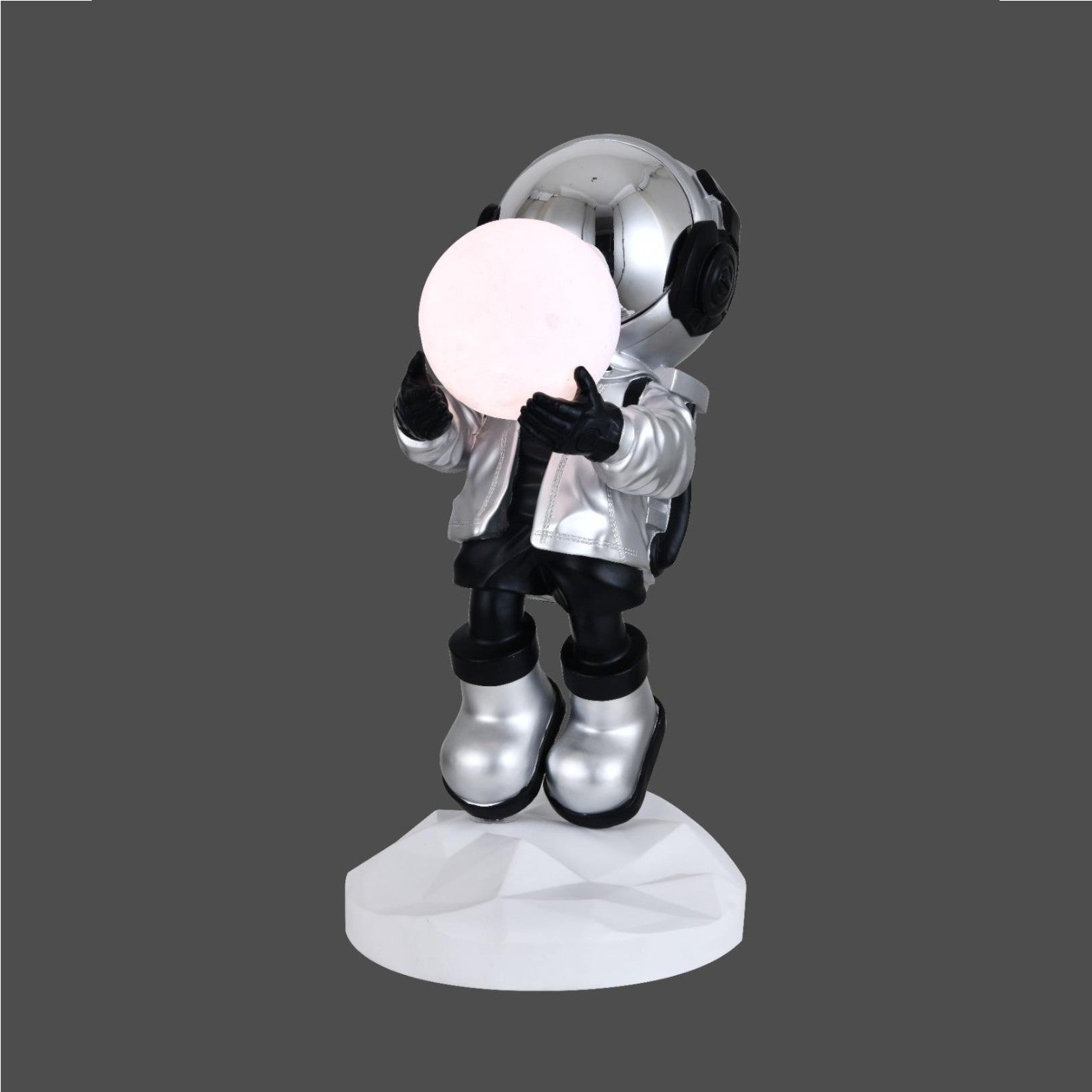 Statueta Decorativa Astronaut 95CM cu Glob LED RGB Touch