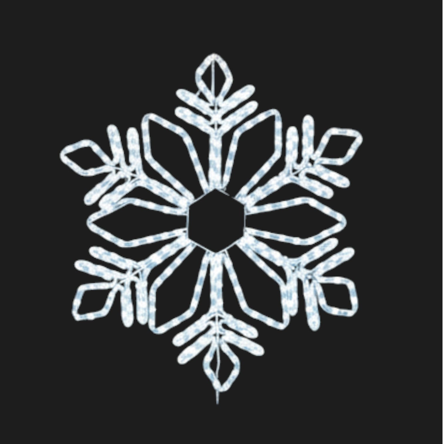 Fulg de Nea Decorativ LED Starfell 78cm Lumina Rece IP44