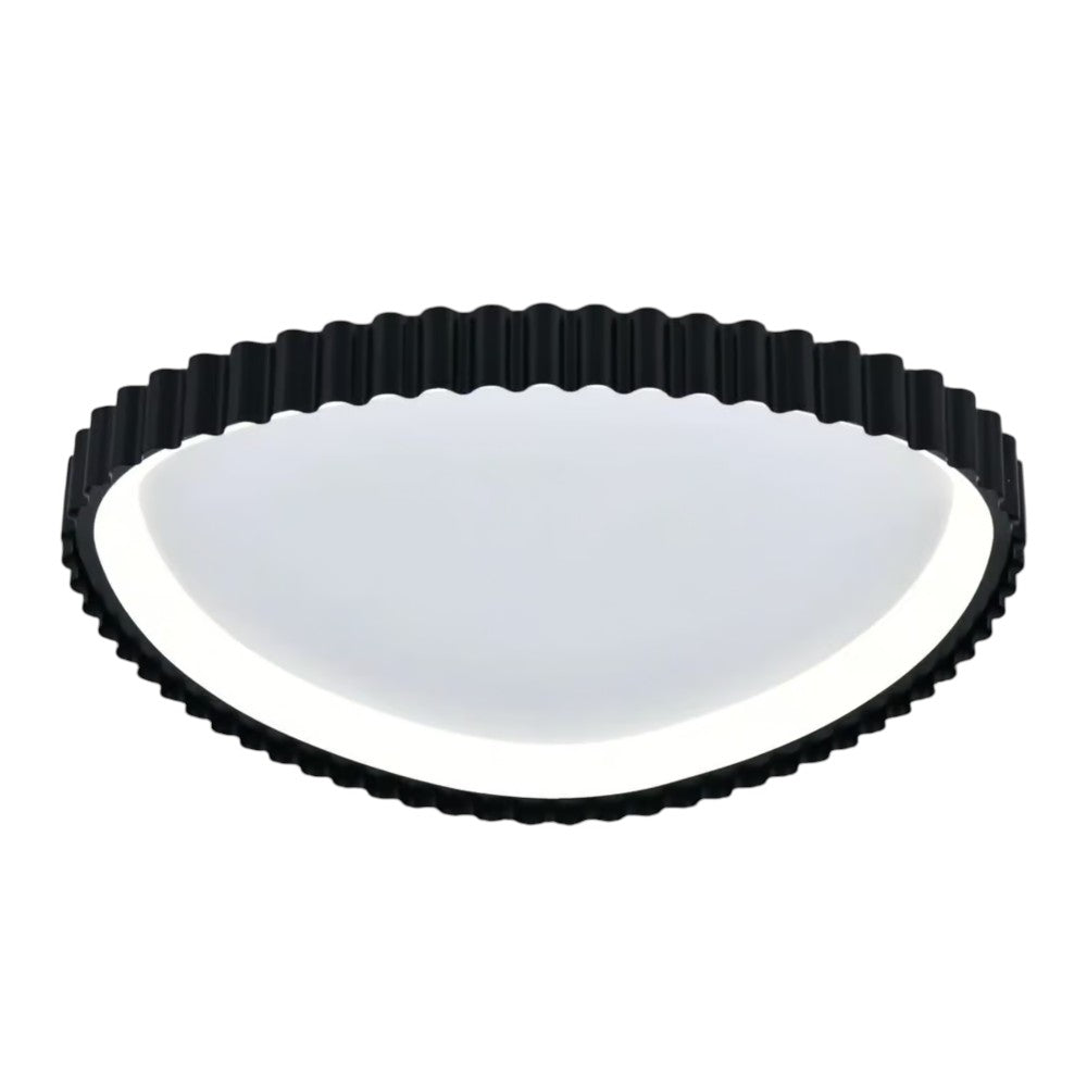 Lustra LED Aplicata PALLADIO Black Echivalent 300W
